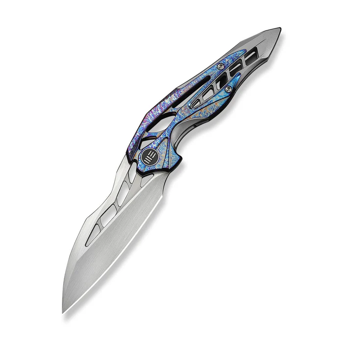 WE KNIFE Arrakis Integral Titanium Handle With Flamed Titanium Inlay 