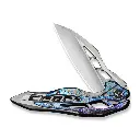 WE KNIFE Arrakis Integral Titanium Handle With Flamed Titanium Inlay 
