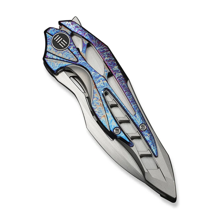 WE KNIFE Arrakis Integral Titanium Handle With Flamed Titanium Inlay 