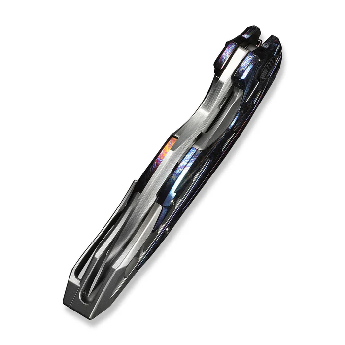 WE KNIFE Arrakis Integral Titanium Handle With Flamed Titanium Inlay 