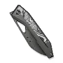 WE KNIFE Inceptus Gray Titanium Handle With White & Black G10 Inlay