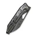 WE KNIFE Inceptus Gray Titanium Handle With White & Black G10 Inlay