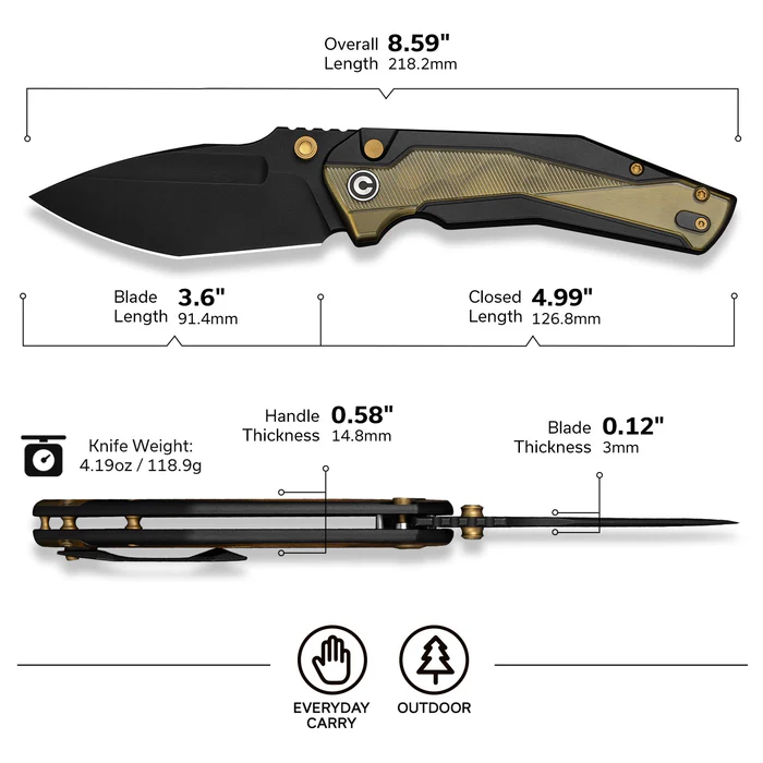 CIVIVI Wellmax Black Limited to 599 Pcs