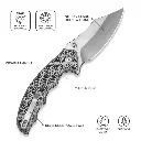 CIVIVI Pentad White Vortex Micarta
