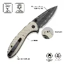 CIVIVI Faeger Ivory G10 - Damascus 