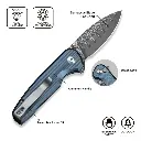 CIVIVI Mini Shakan Blue - Damascus 