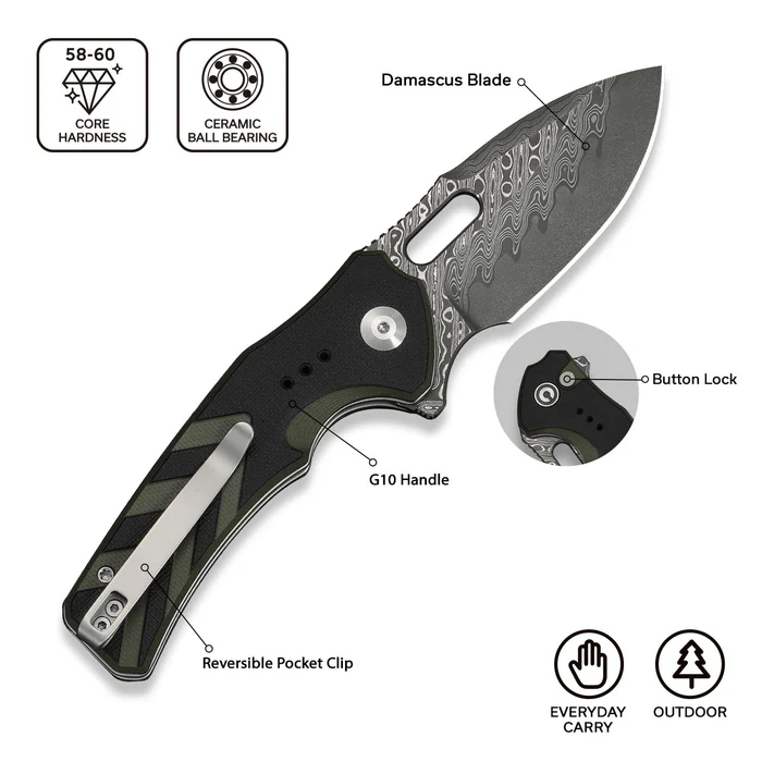 CIVIVI Vexron Damascus 