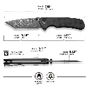 CIVIVI Brazen Carbon Fiber - Damascus 
