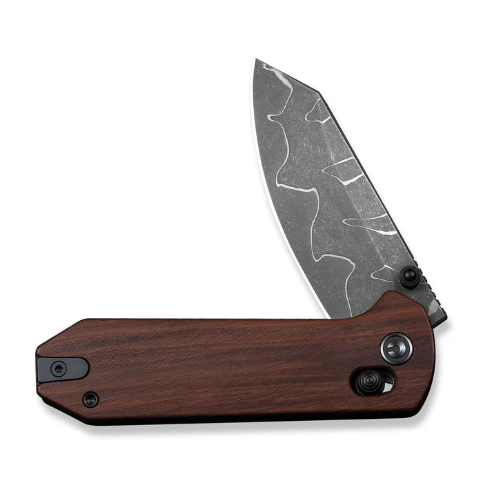 CIVIVI Yonder Guibourtia Wood - Damascus 