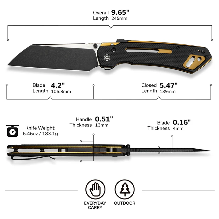 CIVIVI Buster FG Black 