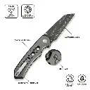 CIVIVI Pragma Prime Aluminum - Damascus 