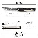 CIVIVI KwaiQ Flipper Knife G10 Handle