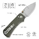 CIVIVI Baby Banter 2 - Milled Green
