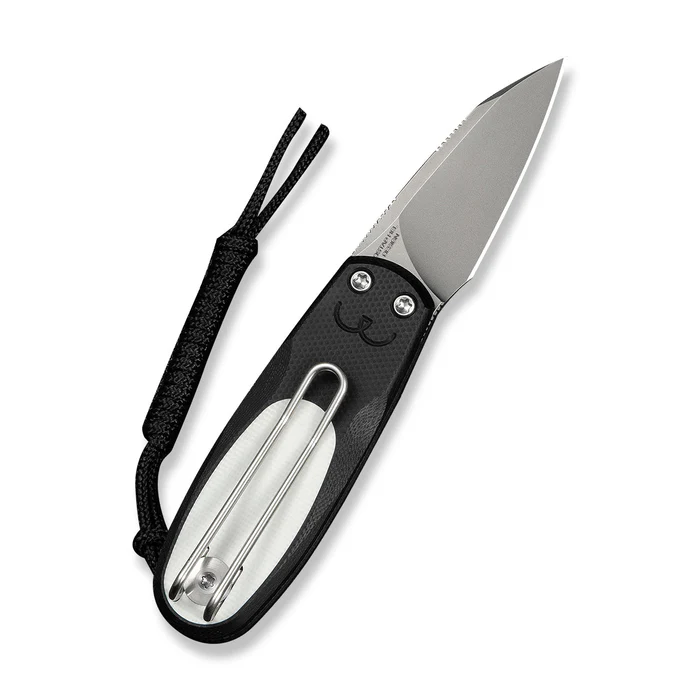 CIVIVI Purr Black & White G10 - Slip Joint