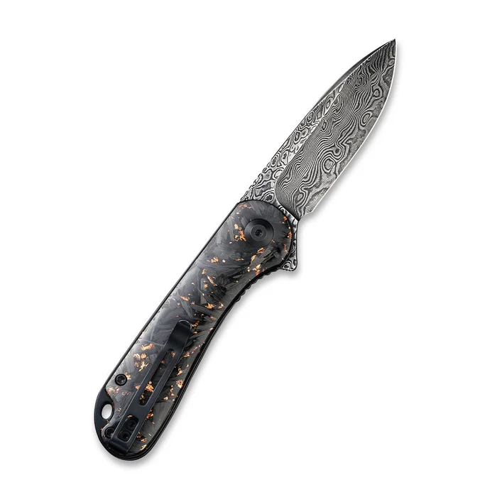 Civivi Elementum Carbon Fiber & Resin - Damascus