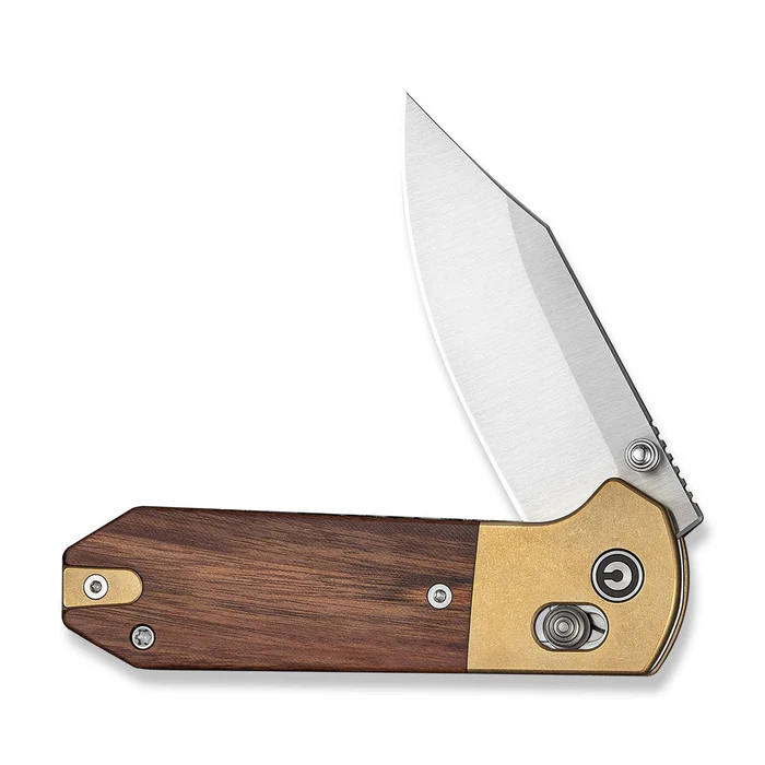 CIVIVI Yonder Guibourtia Wood - Brass Bolsters