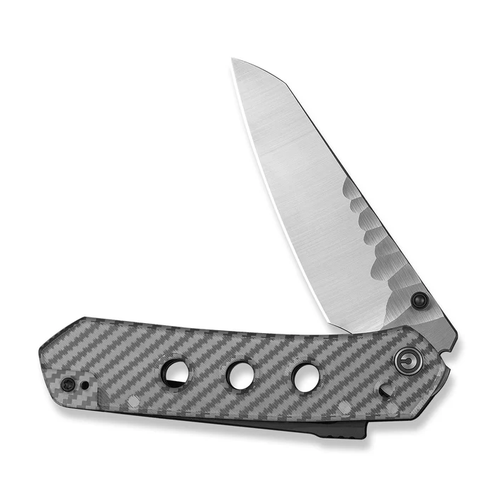 CIVIVI Vision FG Polished Clear Lexan Rock-Grind Pattern