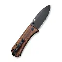 WE KNIFE Banter Thumb Stud Knife Wood Handle
