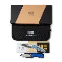 WE KNIFE Banter Thumb Stud Knife Wood Handle