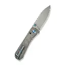 WE KNIFE Bougie Banter Thumb Stud & Crossbar Lock Knife Titanium Handle