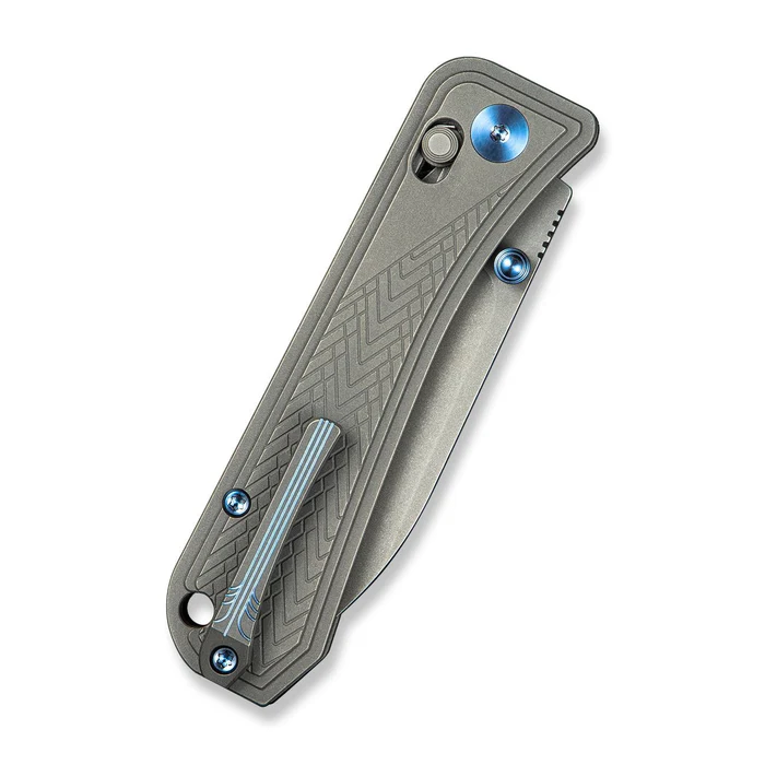 WE KNIFE Bougie Banter Thumb Stud & Crossbar Lock Knife Titanium Handle