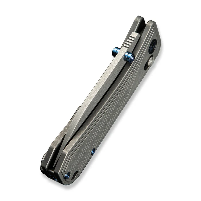 WE KNIFE Bougie Banter Thumb Stud & Crossbar Lock Knife Titanium Handle