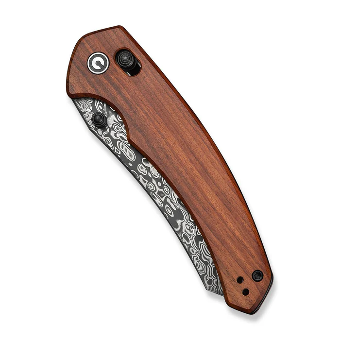 CIVIVI Sixgill Guibourtia Wood - Damascus 