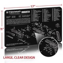 Tekmat Ruger SR 9 (SR 40) - Gun Cleaning Mat