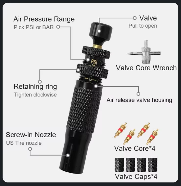 Tire Pressure Relif Valve