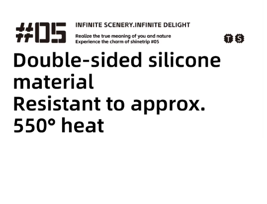 Shine trip Silicone fireproof cloth Hexagon - Large