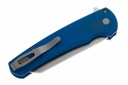 Pro-Tech Malibu Reverse Tanto - Blue Handle - Stonewashed MagnaCut Blade