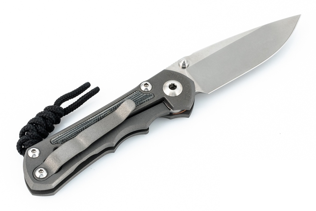 Chris Reeve Small Inkosi - Black Canvas Micarta Inlay