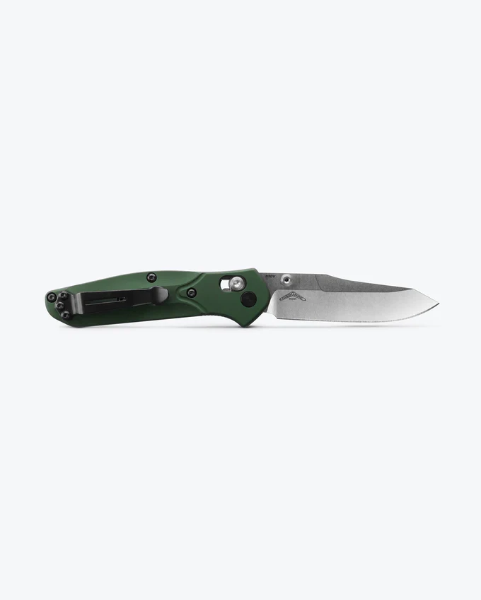 Benchmade Mini Osborne - Green Aluminum