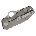 Spyderco SPYNANO GREEN CANVAS  MICARTA/ TITANIUM M398