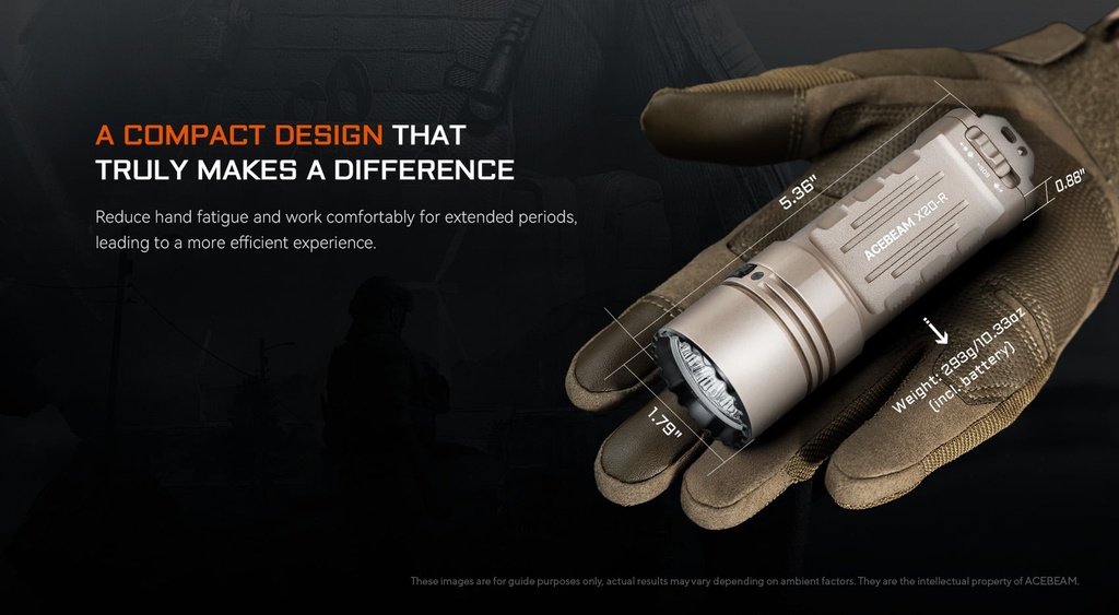 Acebeam X20-R Desert Tan