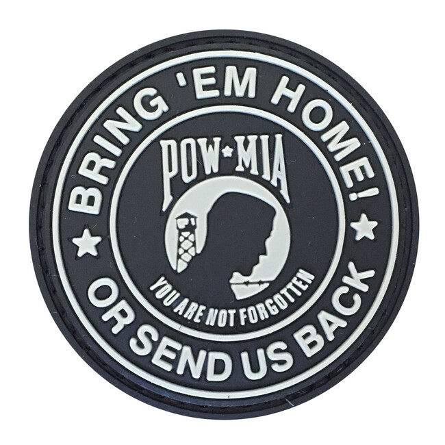 Tsno Bring Them Home or Send us back.You are not forgotten PVC Patch Black