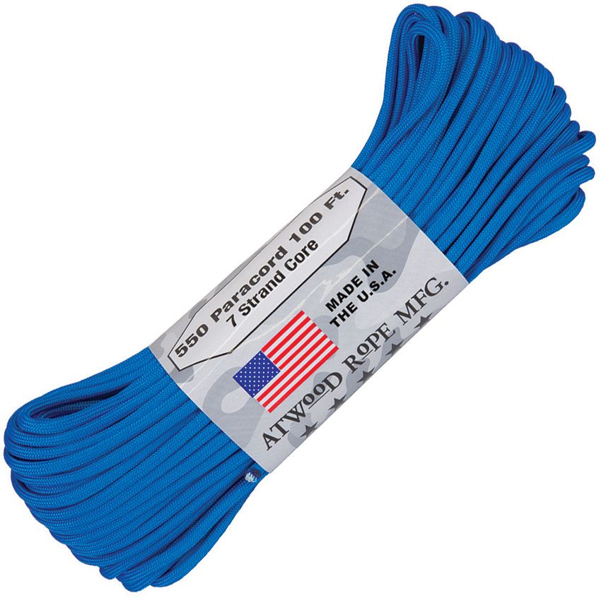 Atwood Parachute Cord Blue 550 Paracord