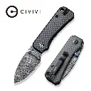 CIVIVI Baby Banter Carbon Fiber - Damascus 