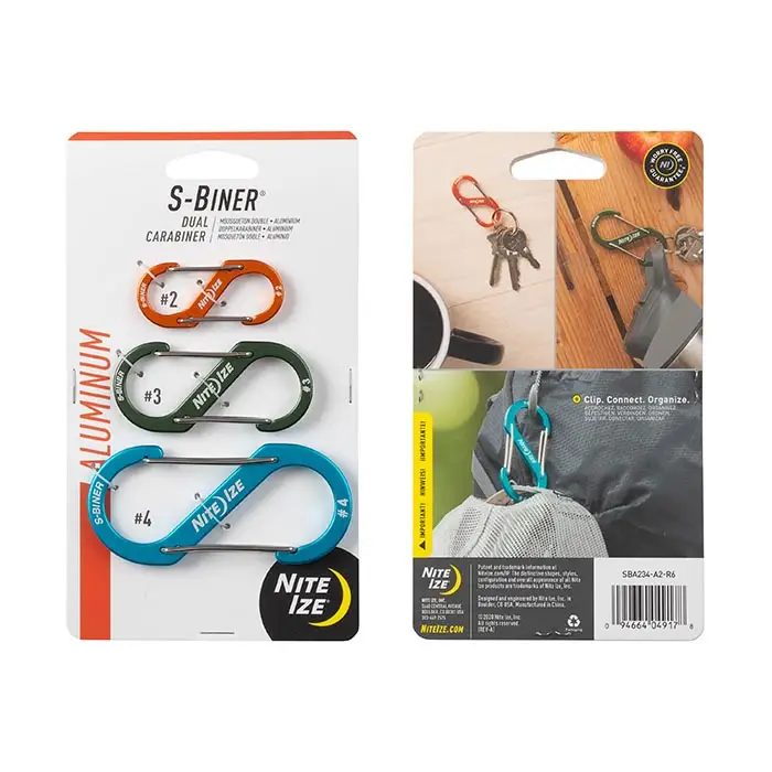 Nite Ize S-Biner Assorted 3-Pack