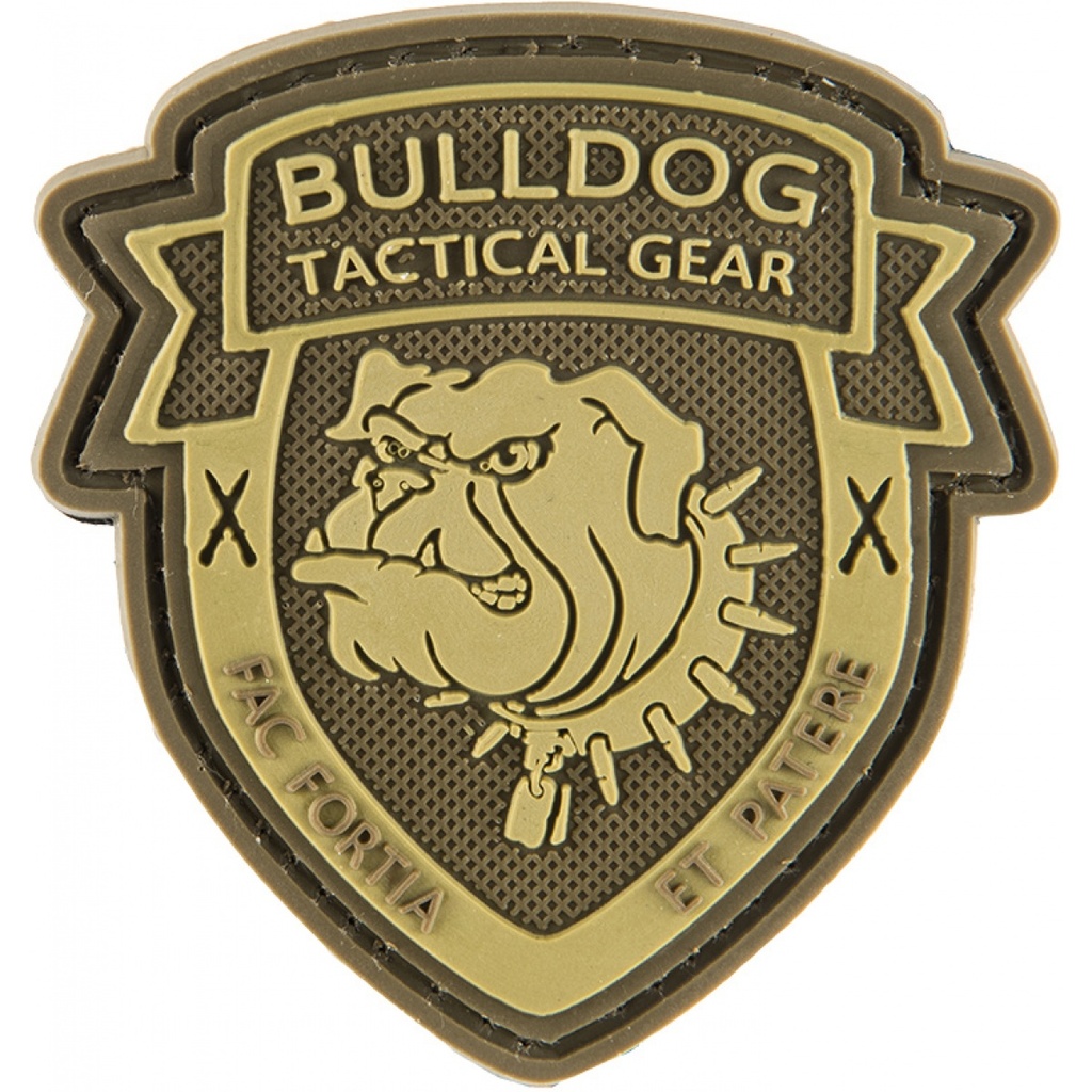 Tsno Bulldog Tactical Gear  PVC Patch Coyote Tan