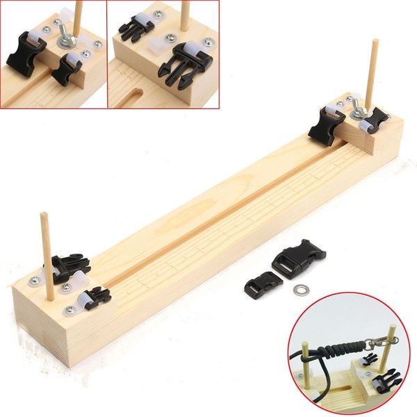 solid wood paracord bracelet maker