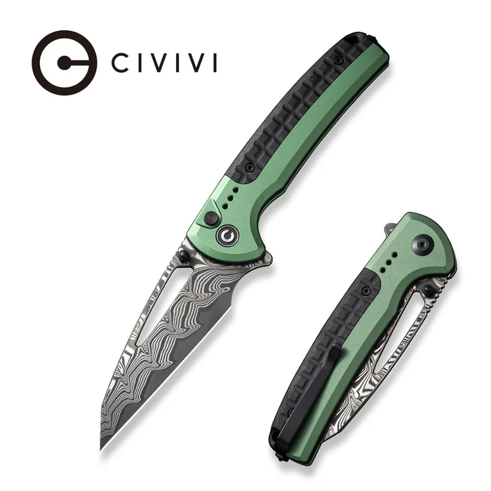 Civivi Sentinel Strike Aluminum - Damascus