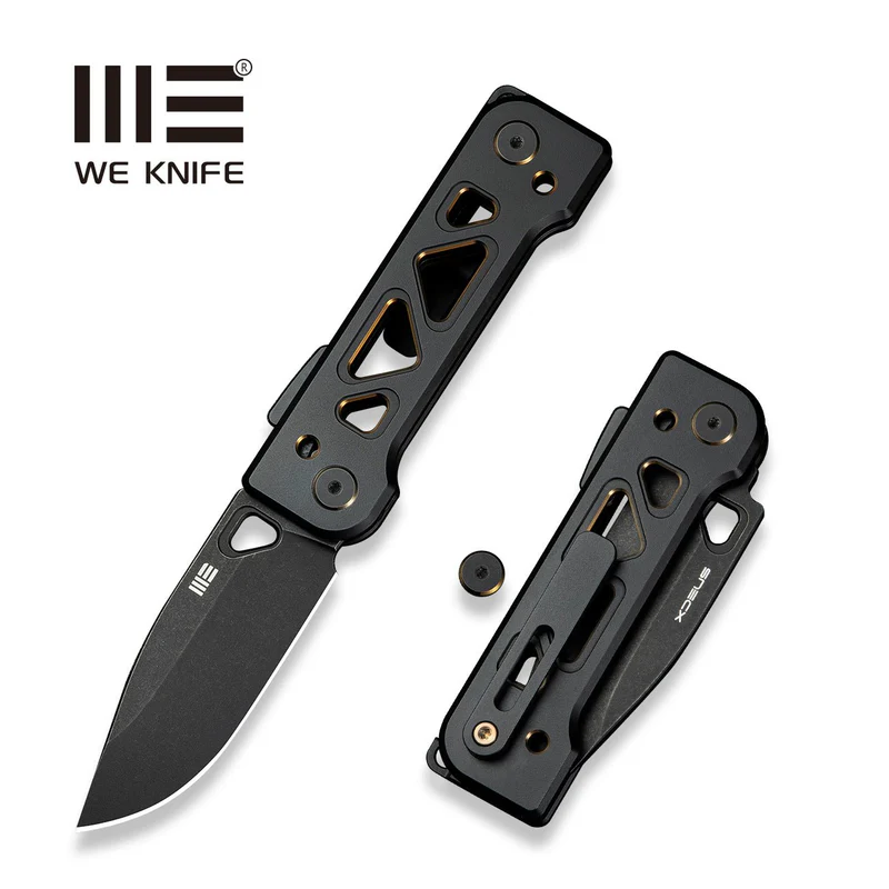 WE KNIFE Tyro Superlock Knife Black Titanium 
