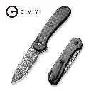 CIVIVI Elementum II Carbon Fiber - Damascus 