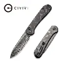 CIVIVI Elementum Carbon Fiber - Damascus 