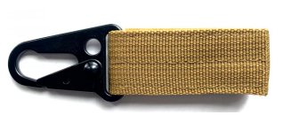 Tsno Removable Webbing Keychain Tan