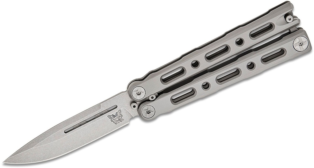 Benchmade Laro Balisong - Gray Titanium