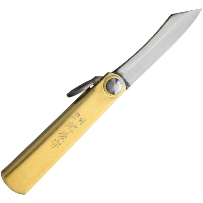 Higonokami SK Folder Brass Brown Sheath