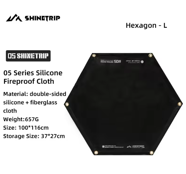 Shine trip Silicone fireproof cloth Hexagon - Large