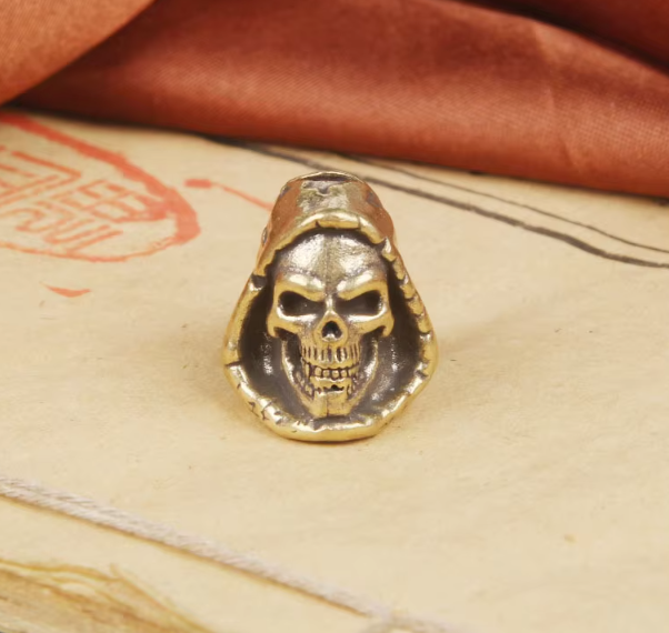 Beads Reaper Skull - Gold